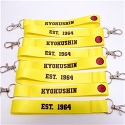 Żółta smyczka KYOKUSHIN EST. 1964
