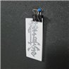 Naklejka kanji kyokushin brokat