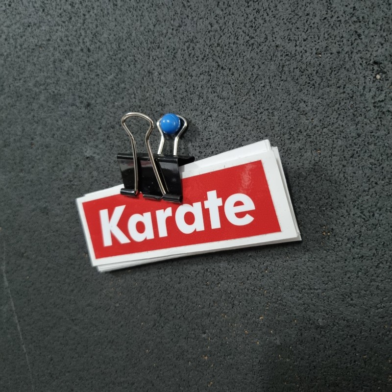 Naklejka karate supreme