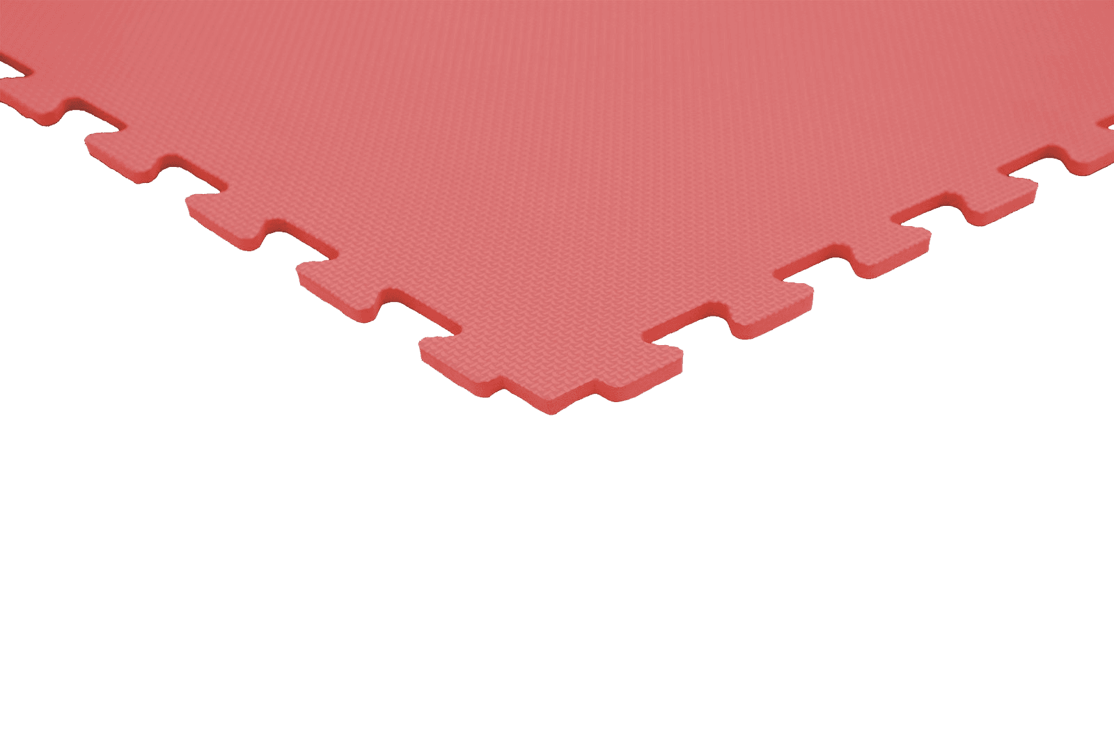 Tatami puzzlowe EVA 1 cm czerwone 100×100 cm – lekka mata treningowa do karate, fitness, sztuk walk