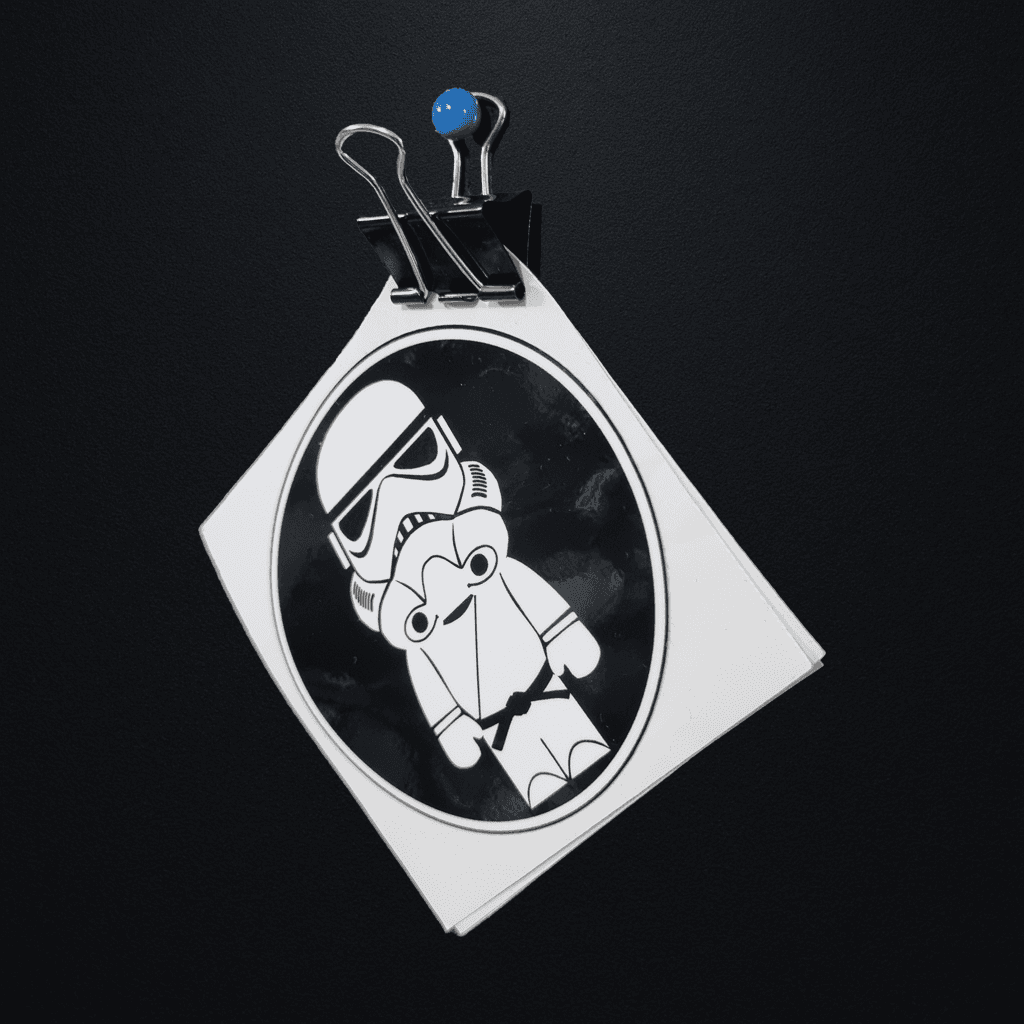 Naklejka Karate Stormtrooper