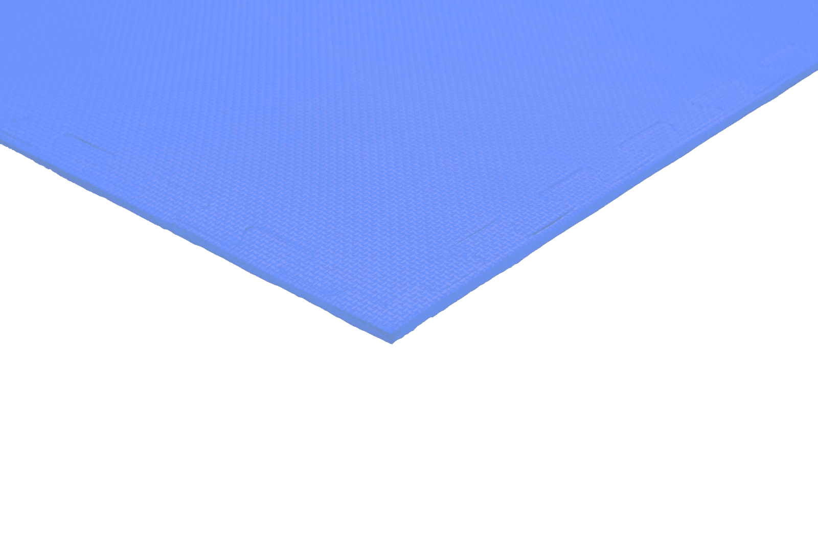 Tatami puzzlowe EVA 1 cm niebieskie 100×100 cm – lekka mata treningowa do karate, fitness, sztuk walk