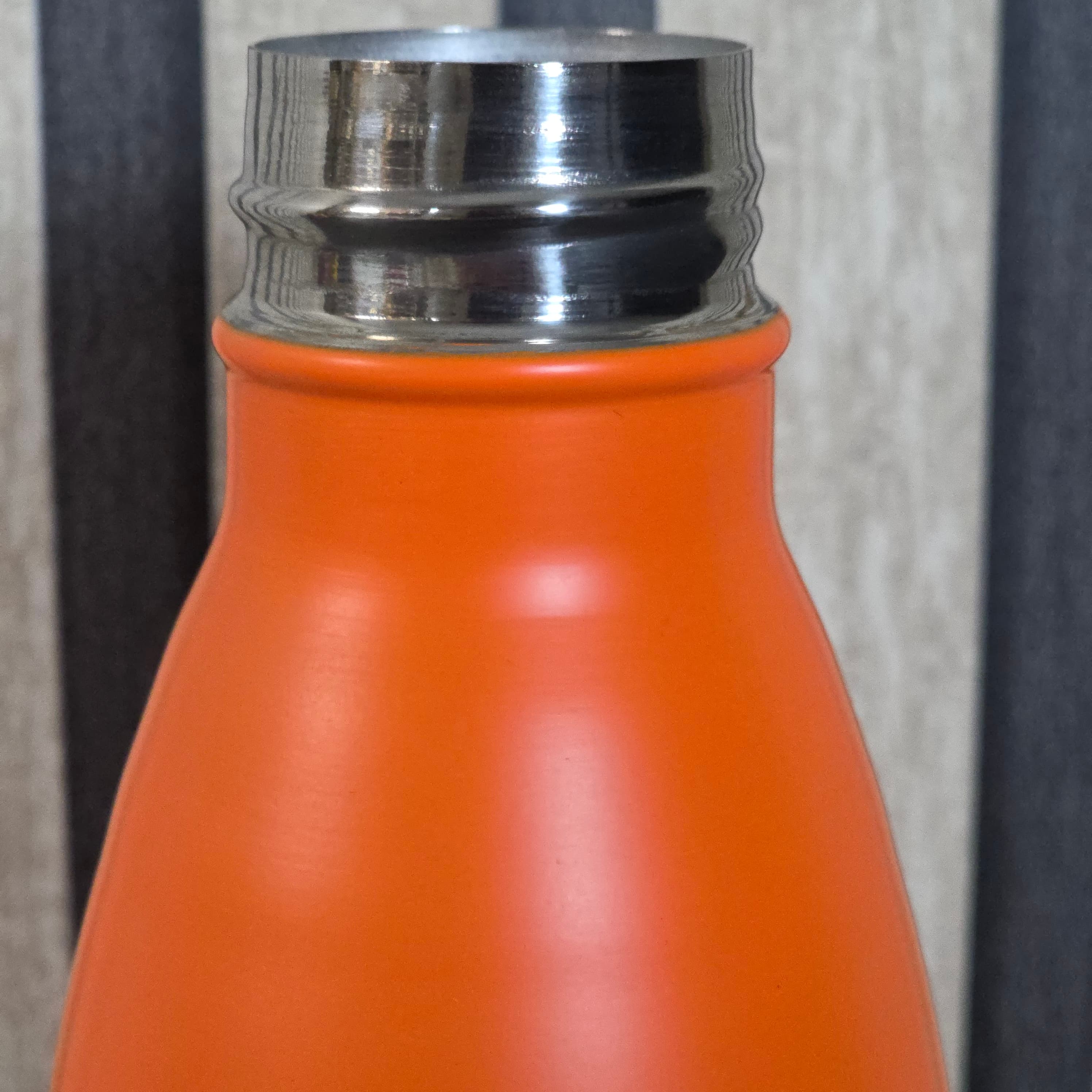 Butelka Karate Kanji – Pomarańczowa Stal