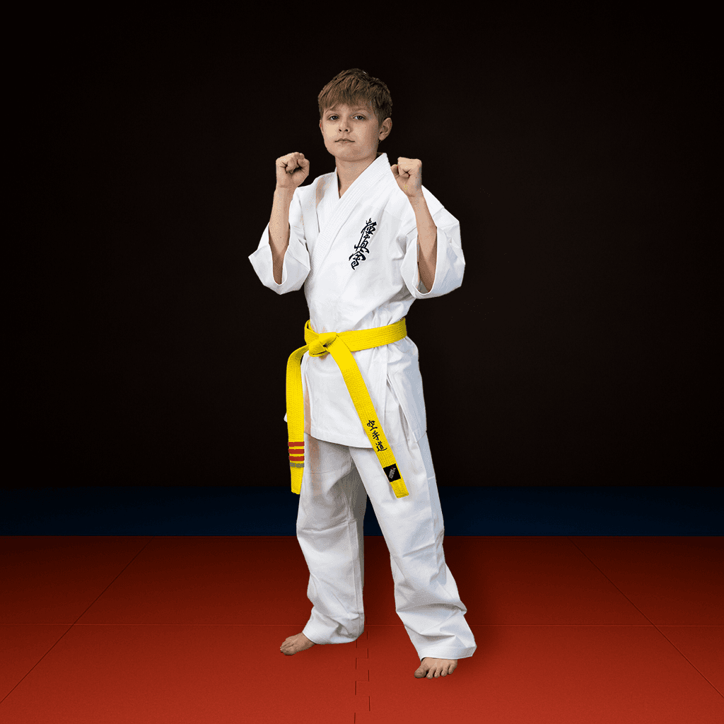 KarateGi Kids Basic 10 oz z haftem Kyokushin