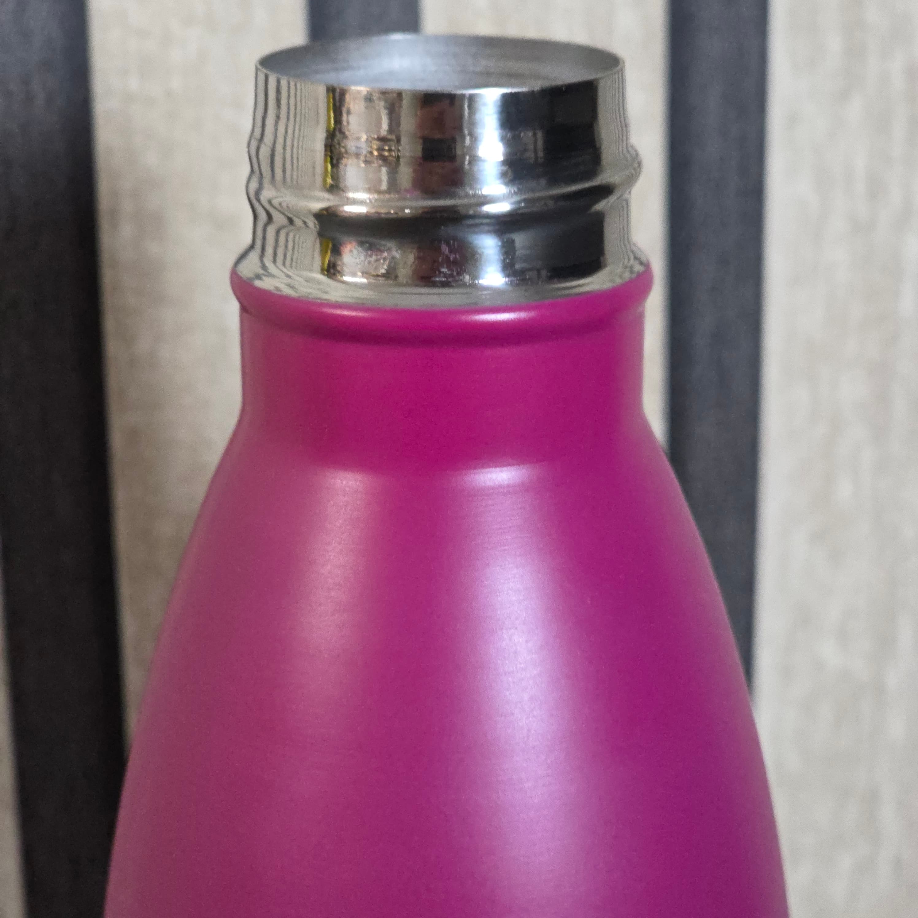 Butelka Karate Kanji – Różowa Stal