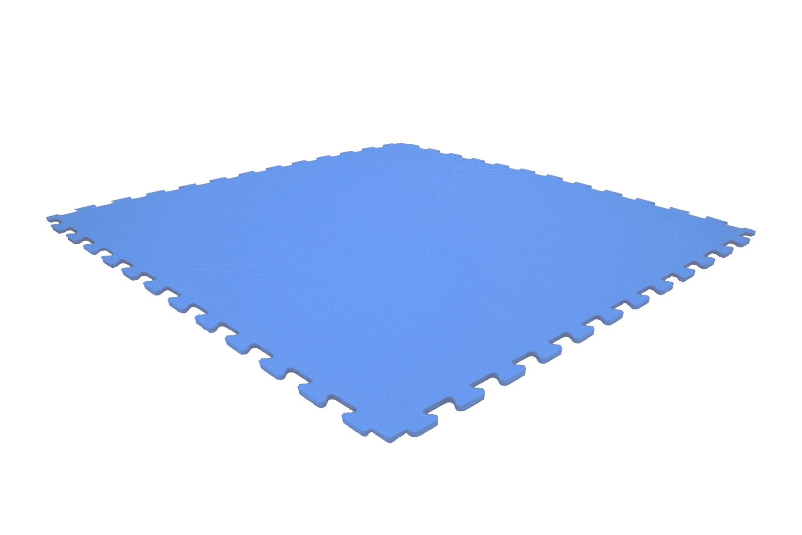 Tatami puzzlowe EVA 1 cm niebieskie 100×100 cm – lekka mata treningowa do karate, fitness, sztuk walk