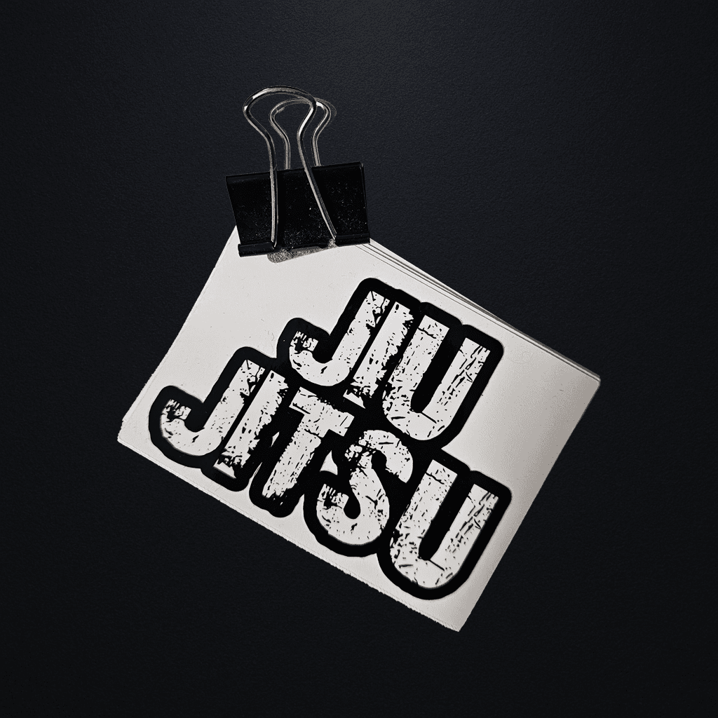 Naklejka Jiu Jitsu