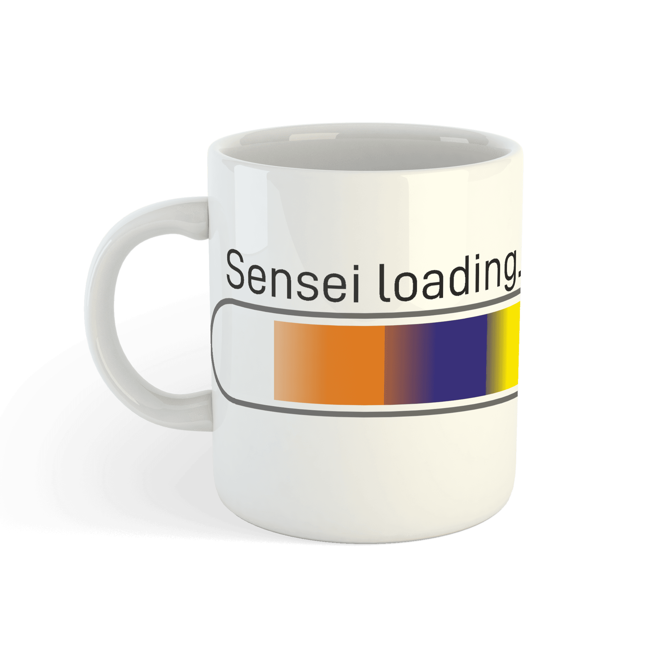 Kubek "Sensei Loading... Please Wait" – droga karateki do mistrzostwa