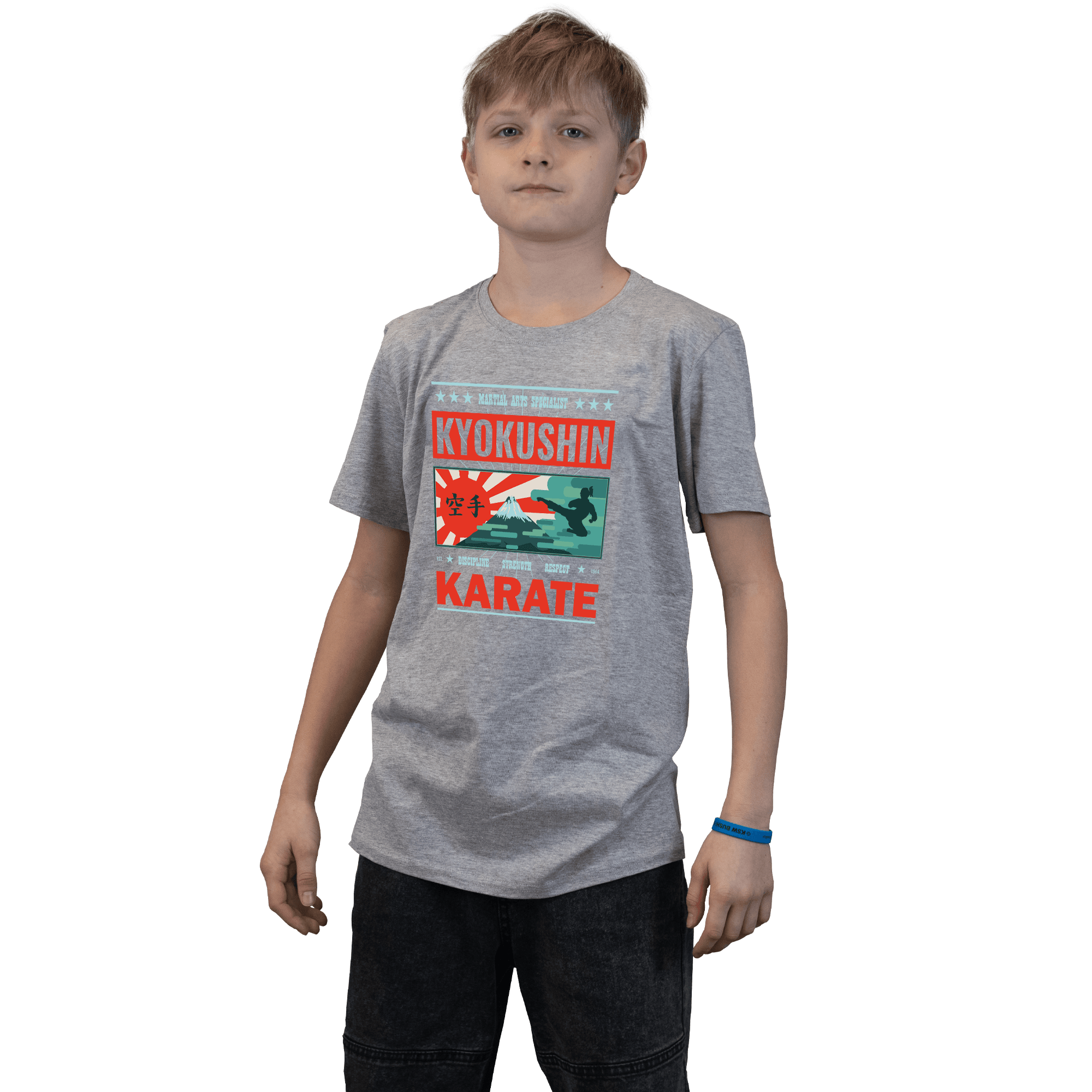 Koszulka dziecięca Kyokushin Rising Sun