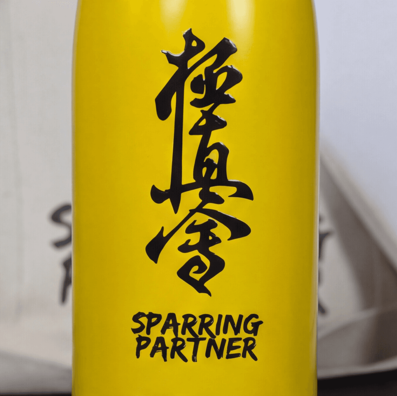 Butelka Karate Kanji - Żółta Stal