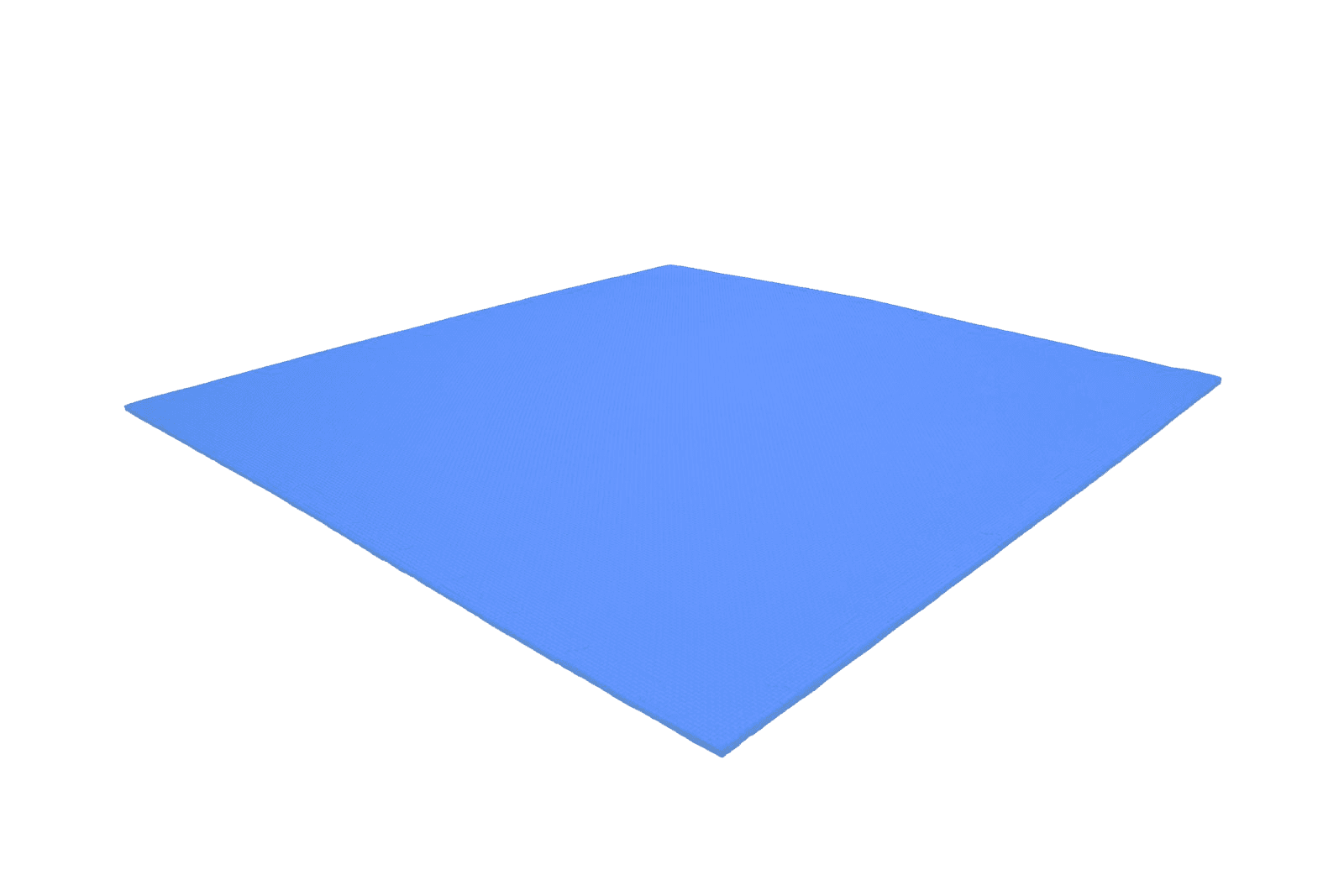 Tatami puzzlowe EVA 1 cm niebieskie 100×100 cm – lekka mata treningowa do karate, fitness, sztuk walk