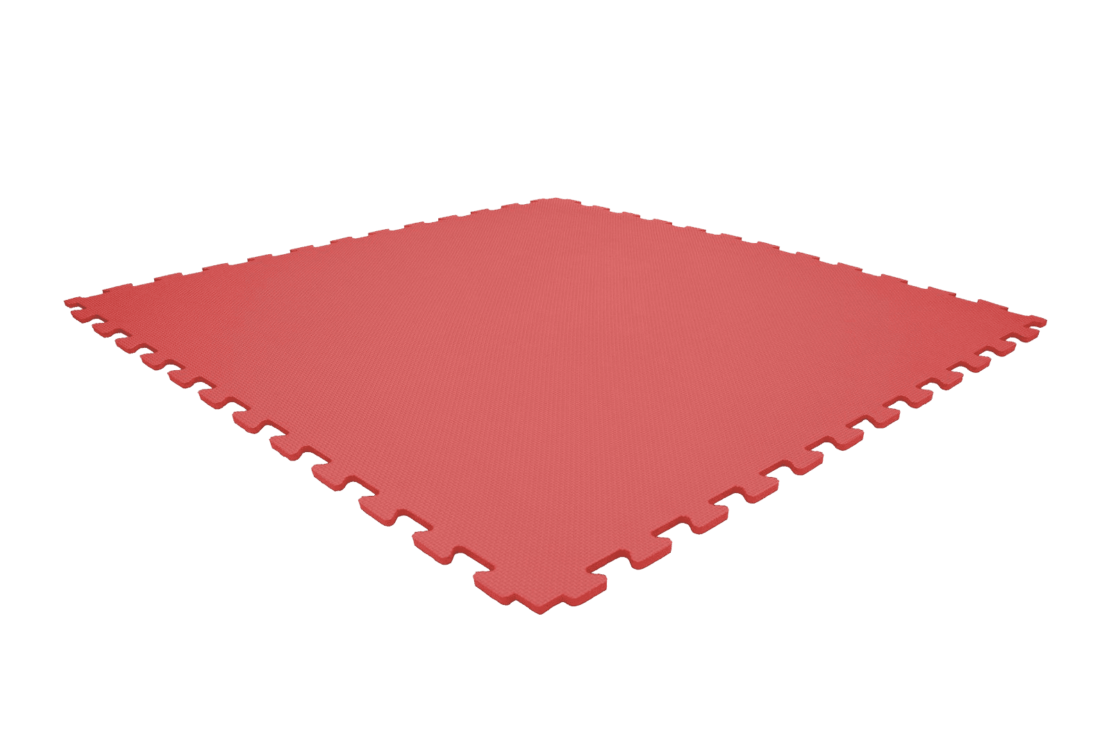 Tatami puzzlowe EVA 1 cm czerwone 100×100 cm – lekka mata treningowa do karate, fitness, sztuk walk