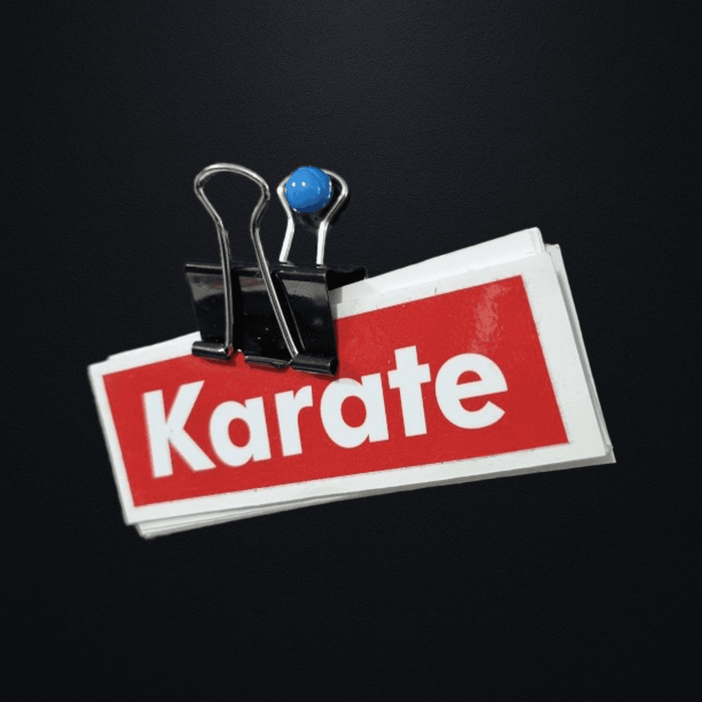 Naklejka Karate SUPREME