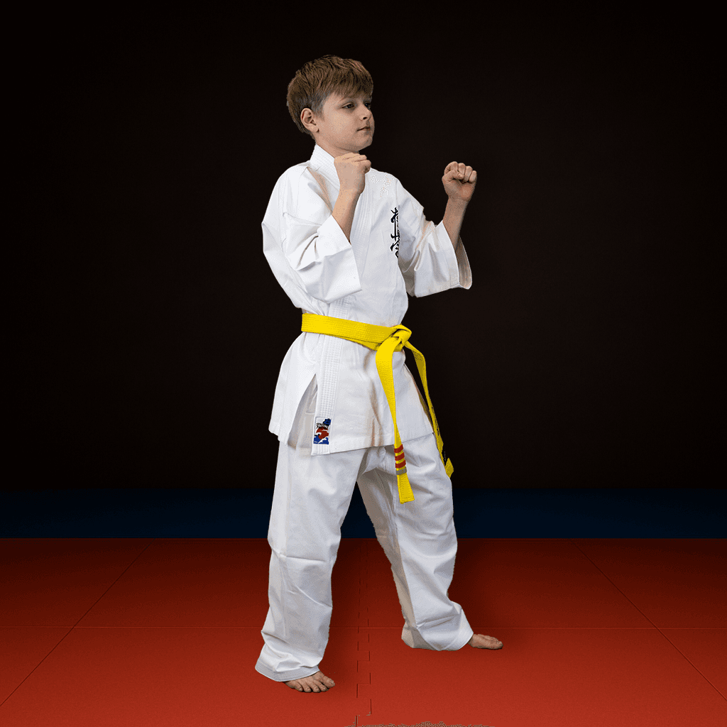 KarateGi Kids Basic 10 oz z haftem Kyokushin