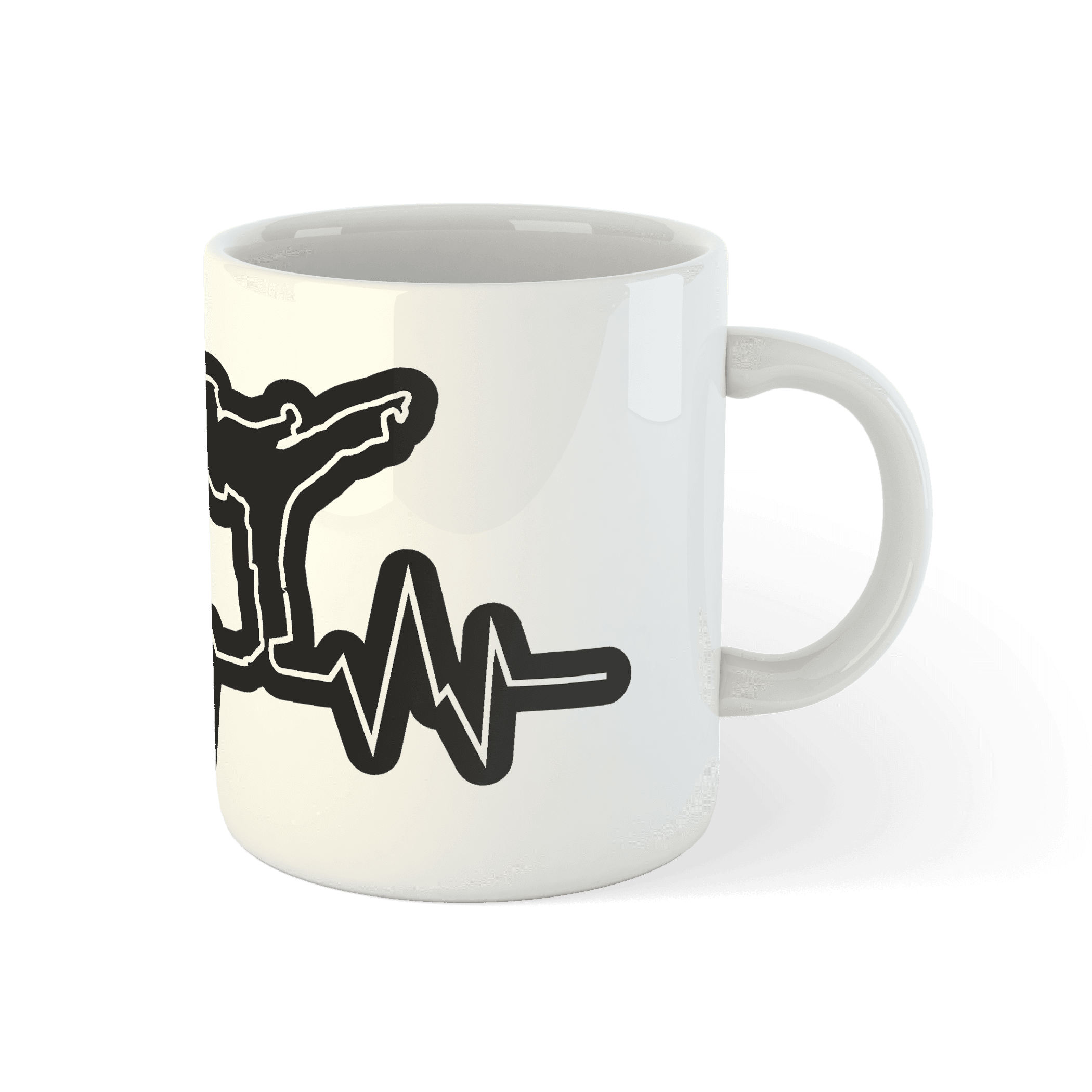 Kubek "Karate Kardiogram" – Karate w rytmie Twojego serca