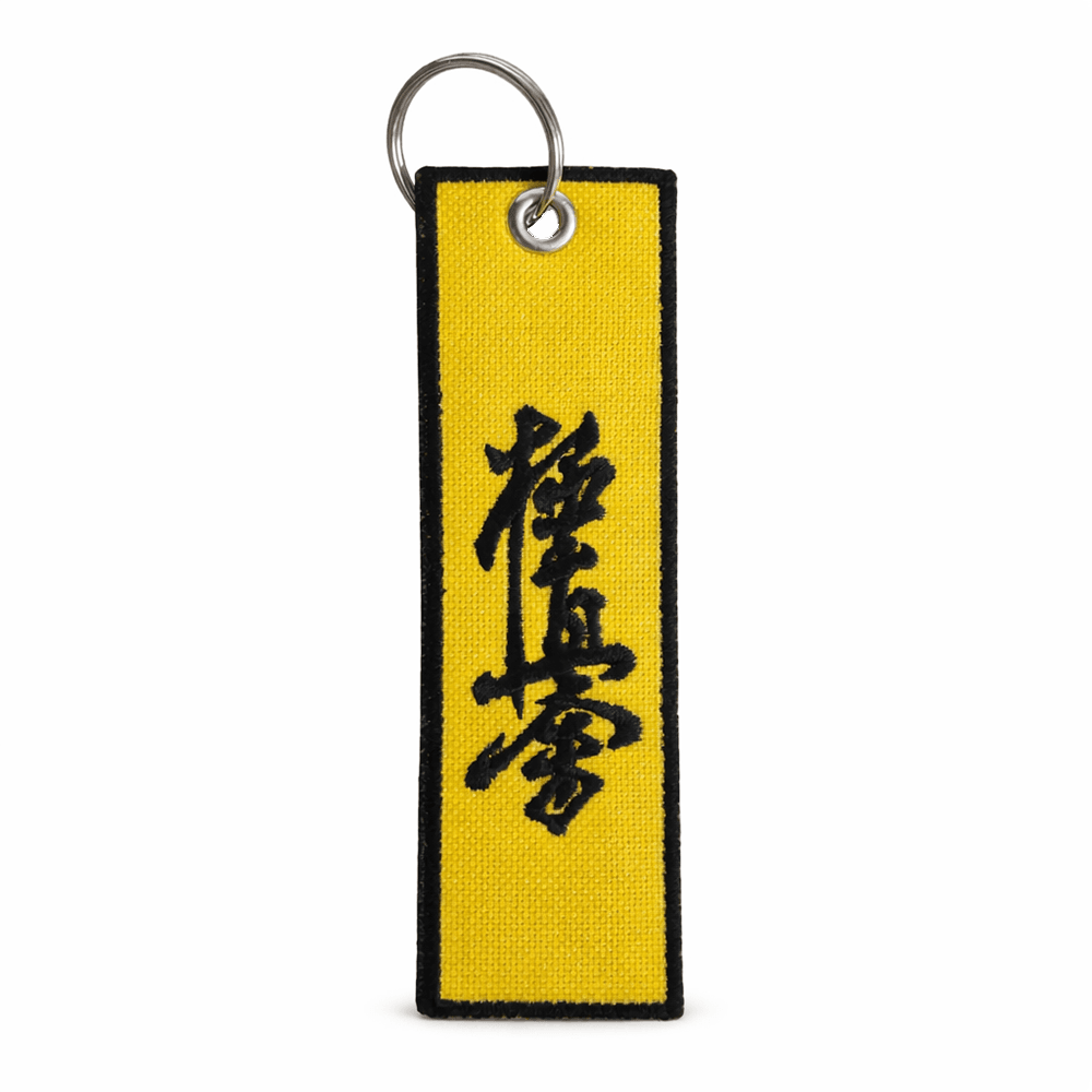 Brelok Karate Kyokushin Żółty - haftowany