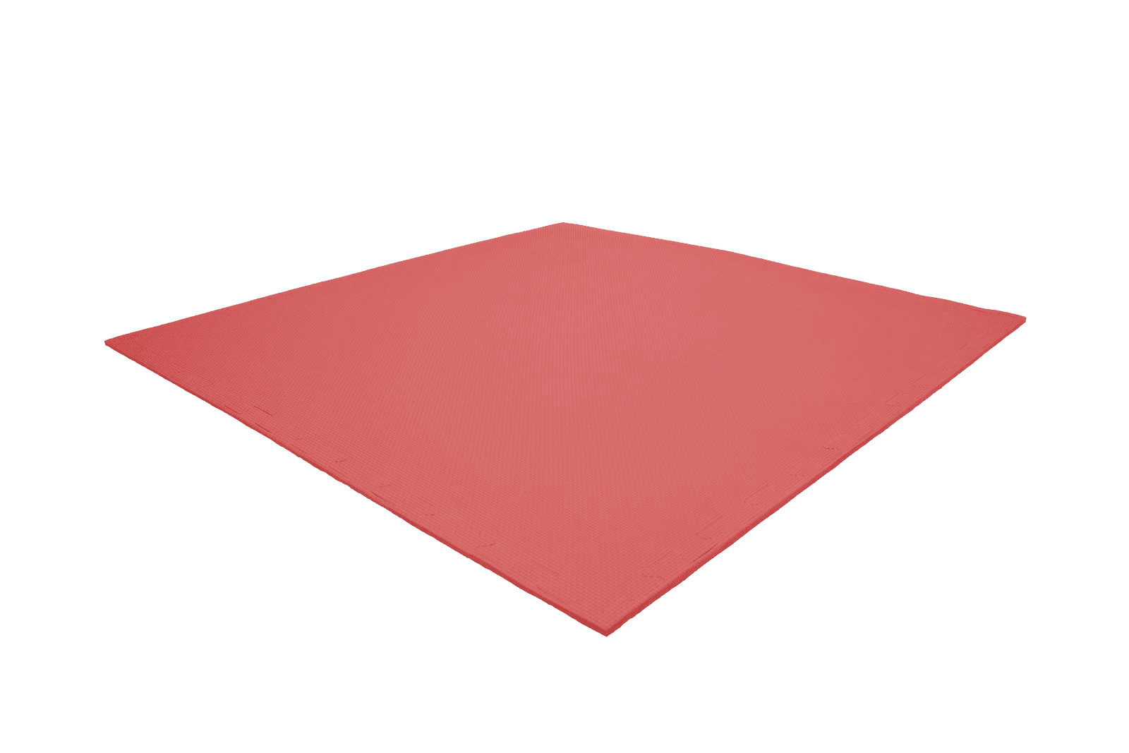 Tatami puzzlowe EVA 1 cm czerwone 100×100 cm – lekka mata treningowa do karate, fitness, sztuk walk
