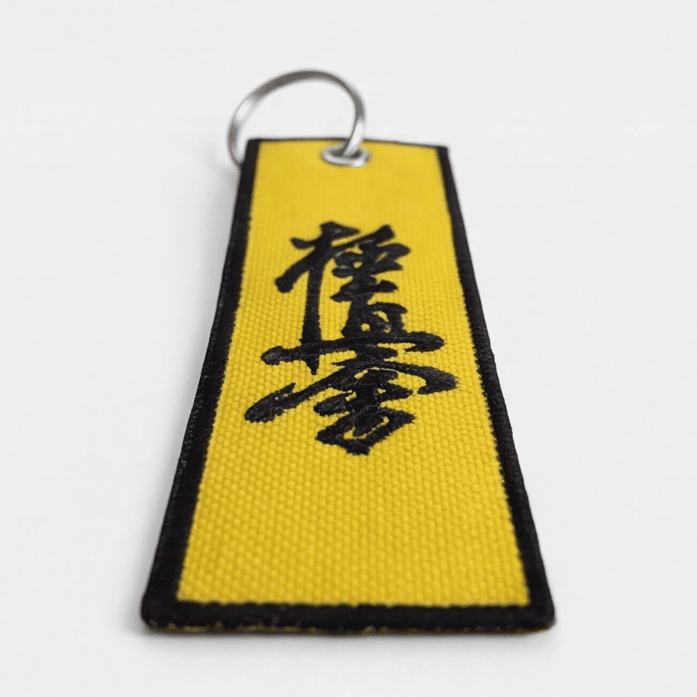 Brelok Karate Kyokushin Żółty - haftowany