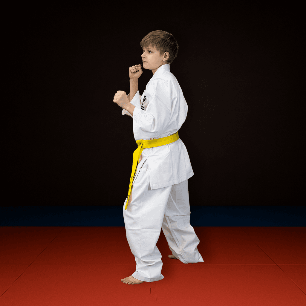 KarateGi Kids Basic 10 oz z haftem Kyokushin