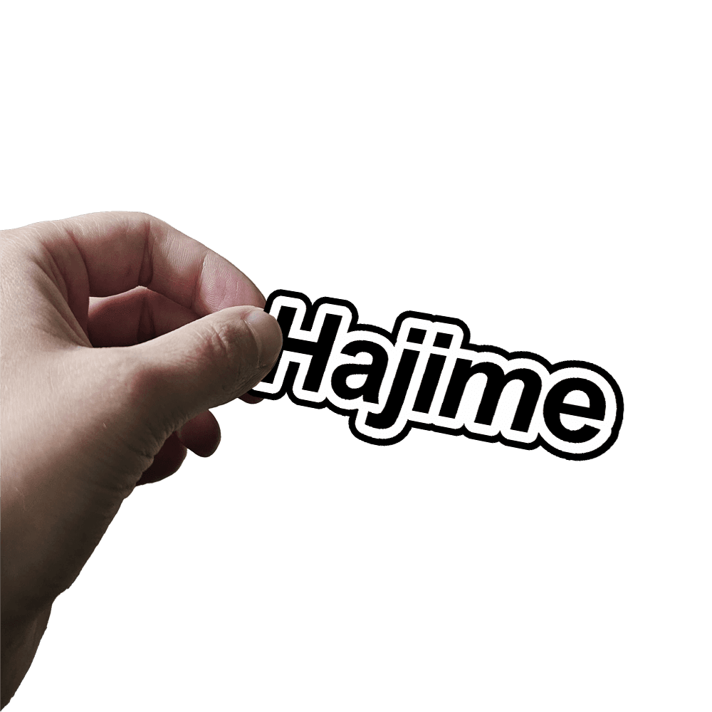 Naklejka Hajime