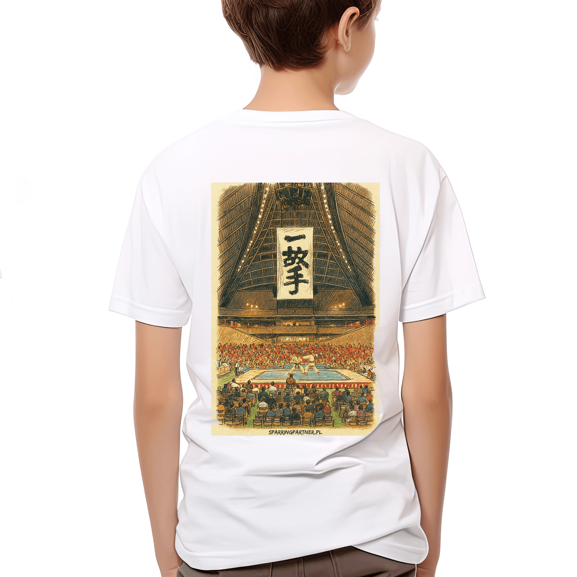 Koszulka dziecięca karate Tournament Spirit