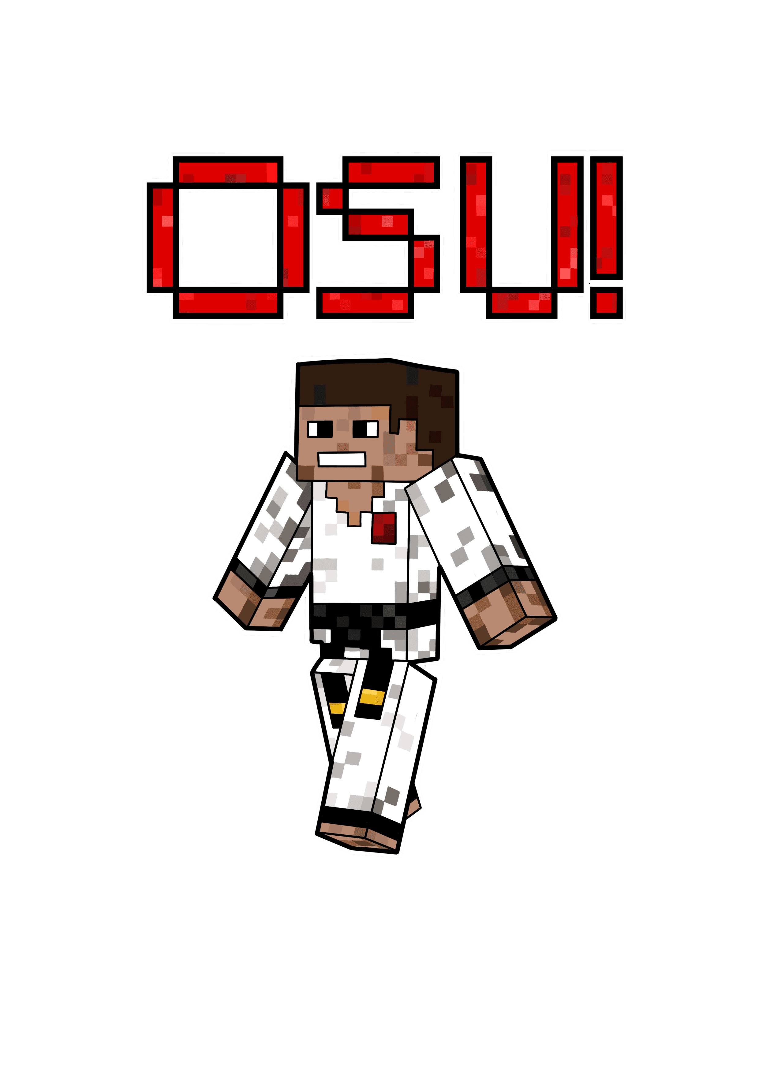 Pikselowy nadruk OSU!