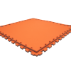 Tatami puzzlowe EVA 2 cm – szaro-pomarańczowe, 100 × 100 cm