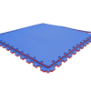 Tatami puzzlowe EVA 2 cm – niebiesko-czerwone, 100 × 100 cm
