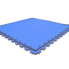 Tatami puzzlowe EVA 2 cm – szaro-niebieskie, 100 × 100 cm