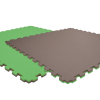 Tatami puzzlowe EVA 2 cm – szaro-zielone, 100 × 100 cm