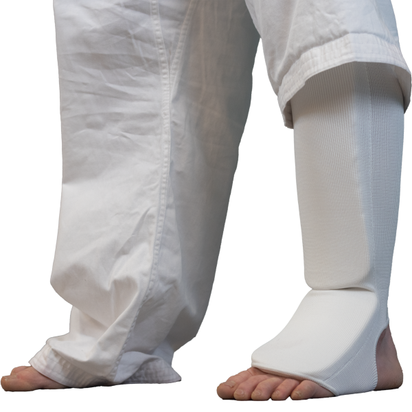 Ochraniacze karate piszczel–stopa
