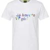 Biała koszulka #karategirl Koszulka dziecięca #karate girl – holograficzny nadruk