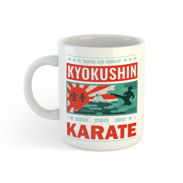 Kubek "Kyokushin Karate Japan" – Siła, dyscyplina i tradycja