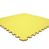 Tatami puzzlowe EVA 2 cm – szaro-żółte, 100 × 100 cm