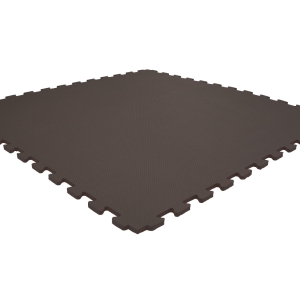 Tatami puzzlowe EVA 1 cm czarne 100×100 cm – lekka mata treningowa do karate, fitness, sztuk walk
