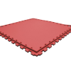 Tatami puzzlowe EVA 2 cm – czarno-czerwone, 100 × 100 cm
