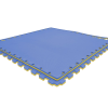 Tatami puzzlowe EVA 2 cm – niebiesko-żółte, 100 × 100 cm