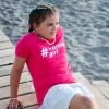 dziecieca-koszulka-karate-girl-rozowa Koszulka dziecięca #karate girl – holograficzny nadruk