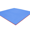 Tatami puzzlowe EVA 4 cm – niebiesko-czerwone, 100 × 100 cm - NA ZAMÓWIENIE