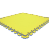 Tatami puzzlowe EVA 4 cm – niebiesko-żółte, 100 × 100 cm - NA ZAMÓWIENIE