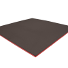 Tatami puzzlowe EVA 2 cm – czarno-czerwone, 100 × 100 cm