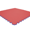 Tatami puzzlowe EVA 2 cm – niebiesko-czerwone, 100 × 100 cm