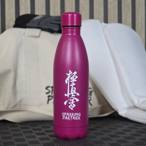 Butelka Karate Kanji - Różowa Stal
