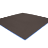Tatami puzzlowe EVA 2 cm – czarno-niebieskie, 100 × 100 cm