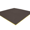 Tatami puzzlowe EVA 2 cm – czarno-żółte, 100 × 100 cm