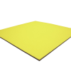 Tatami puzzlowe EVA 2 cm – czarno-żółte, 100 × 100 cm