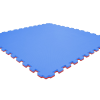 Tatami puzzlowe EVA 2 cm – niebiesko-czerwone, 100 × 100 cm