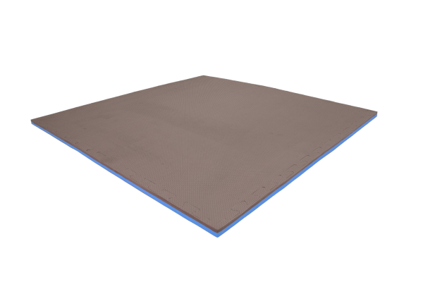Tatami puzzlowe EVA 4 cm – szaro-niebieskie, 100 × 100 cm - NA ZAMÓWIENIE