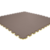 Tatami puzzlowe EVA 4 cm – szaro-żółte, 100 × 100 cm - NA ZAMÓWIENIE