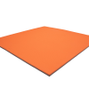 Tatami puzzlowe EVA 2 cm – szaro-pomarańczowe, 100 × 100 cm
